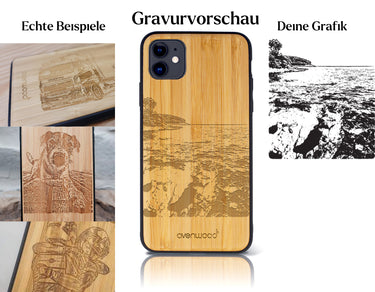 INDIVIDUELL iPhone 11 Bambus-Kunststoff